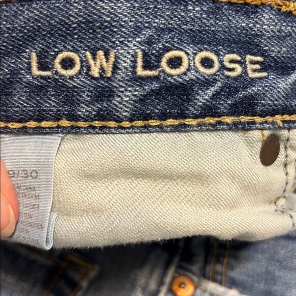 American Eagle Y2K Men’s Low Loose Blue Jeans, 29 x 30 - Picture 7 of 8